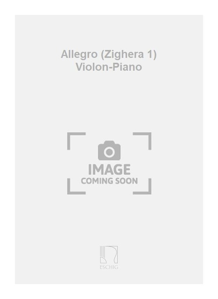 Allegro (Zighera 1) Violon-Piano